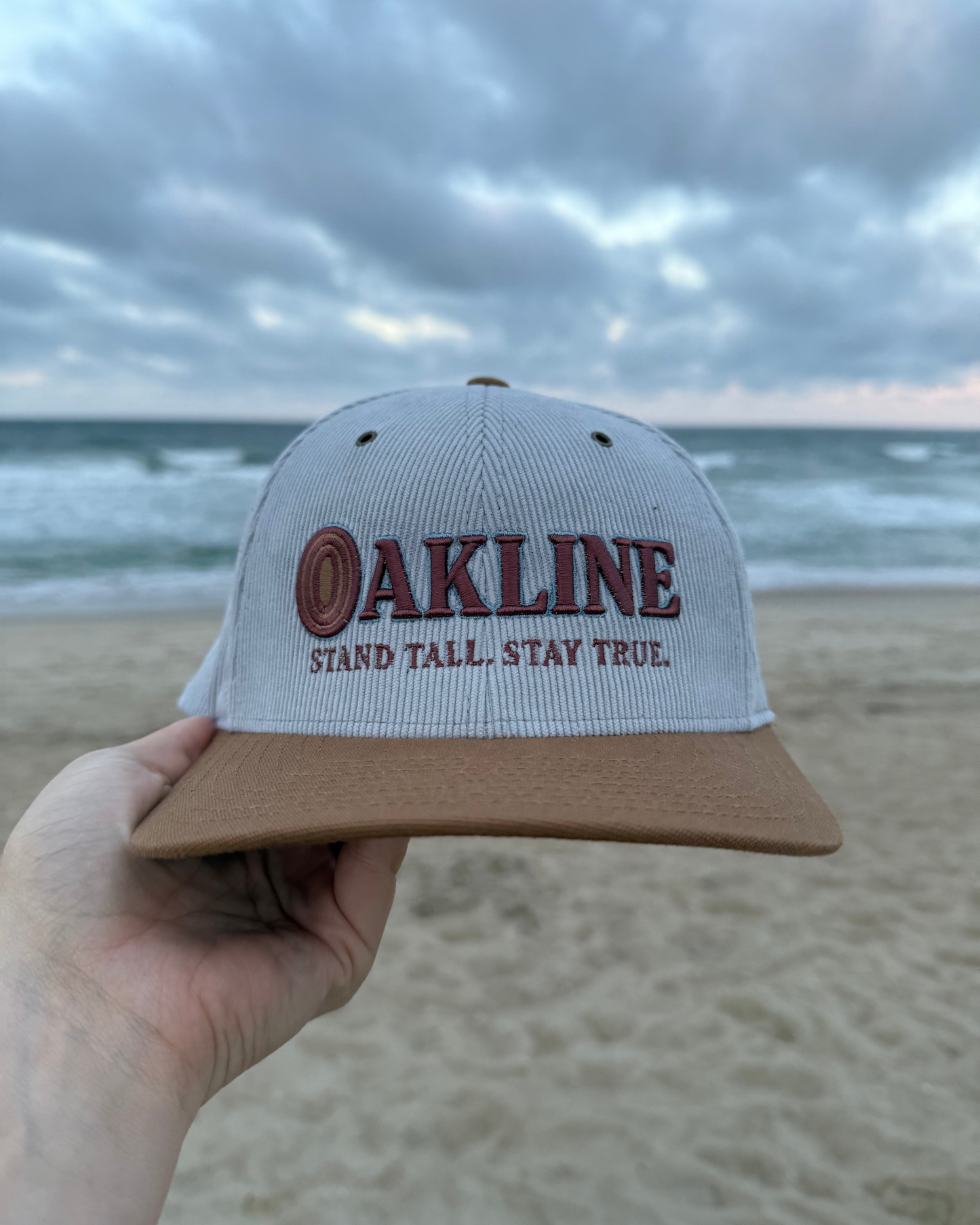 Ridge Collection Stone Corduroy Cap